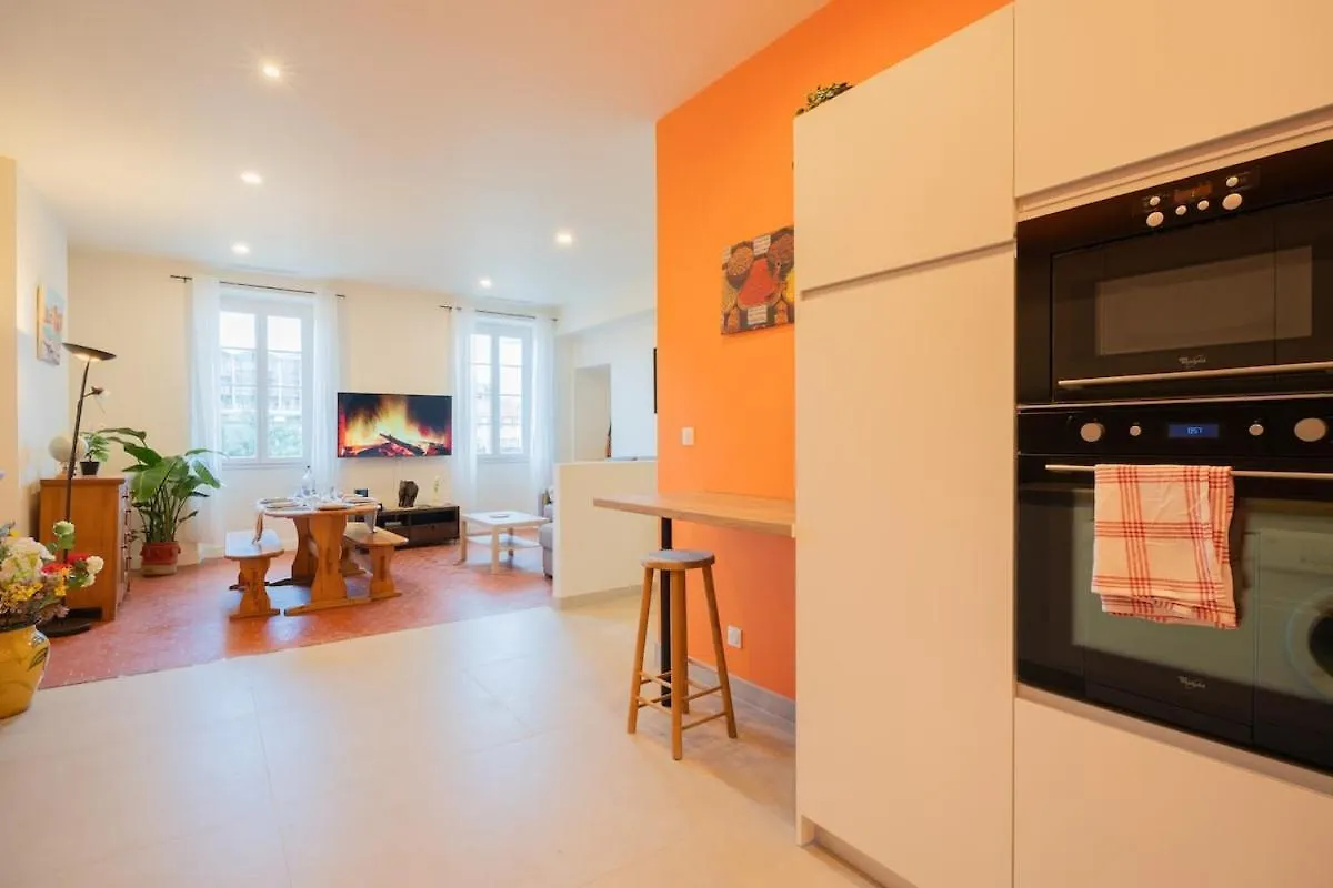 Nice - Beautiful Bright Apartment - 10 Min Beach